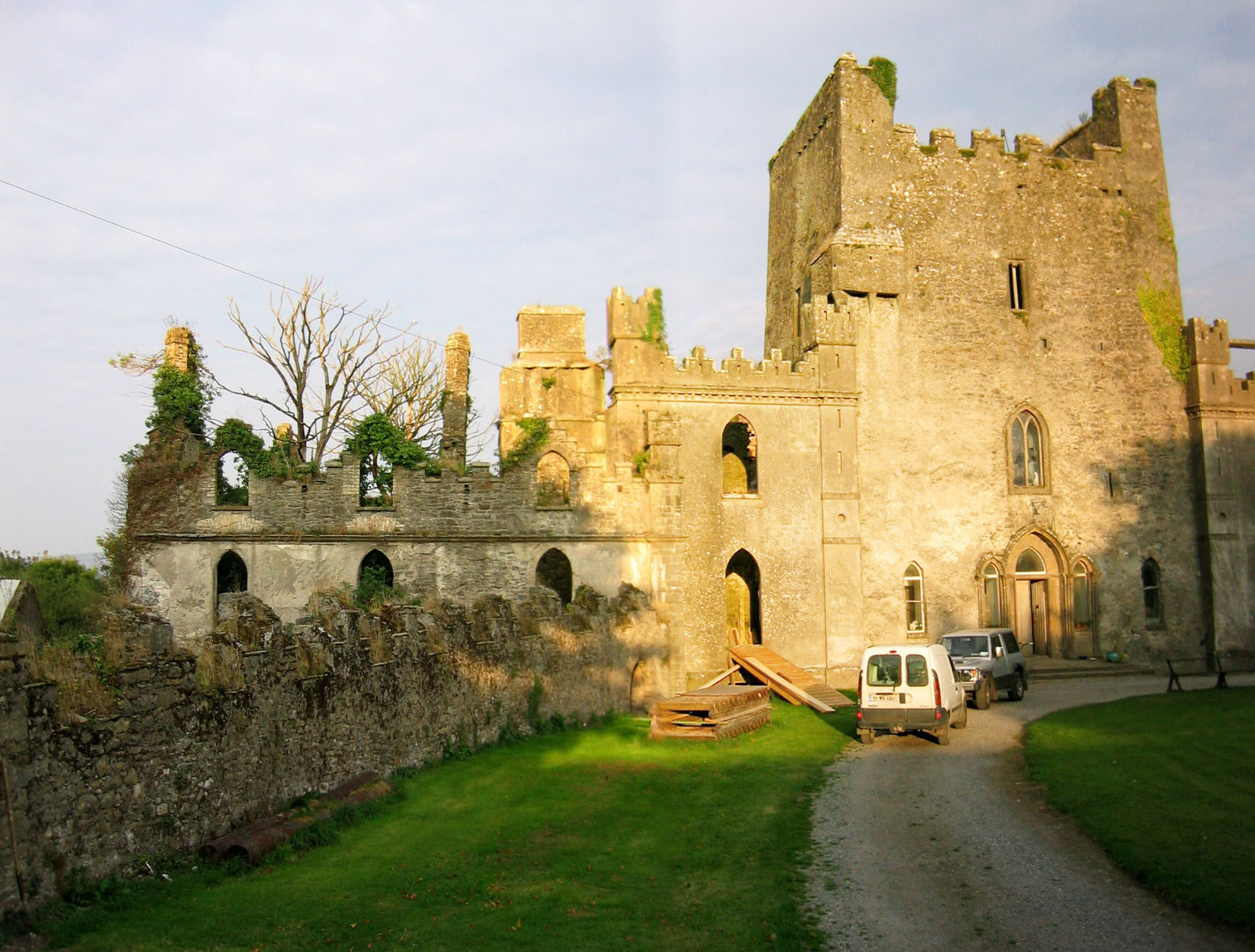 Leap Castle, County Offaly; location photograph, not evidence of the Elemental account.